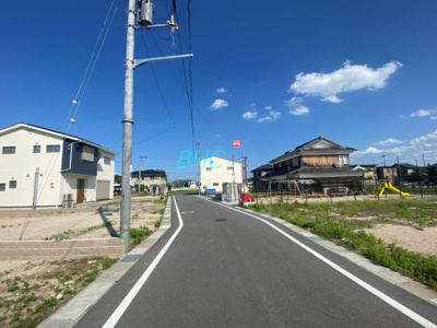 【前面道路含む現地写真】 | 守山市小島町　５号地