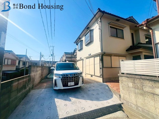 「リフォ済」「5LDK」西岡　築41年の前面道路含む現地写真