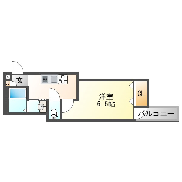ＡＬＥＧＲＩＡ加島の間取り