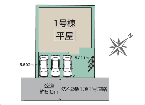 【区画図】 | 川越市日東町 | 全1棟