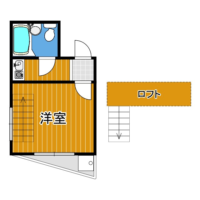 フォンタル西板持A棟の間取り