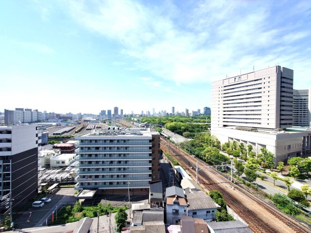 ネオコーポ大阪城公園3号館の展望