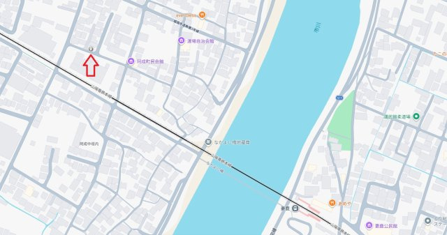 姫路市飾磨区阿成渡場　中古戸建の地図