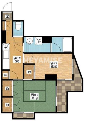江頭マンションの間取り