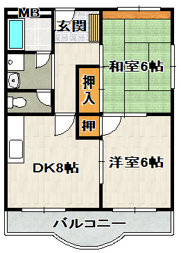 サンライズ宝塚の間取り