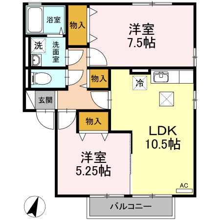 【間取り】 | エタージュB(エタージュビー)