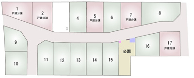 【区画図】 | 守山市小島町 　２号地
