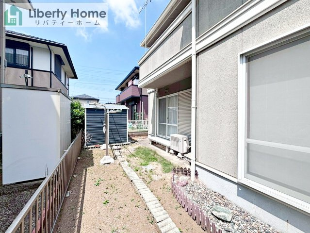 龍ケ崎市長山8丁目　中古戸建の庭
