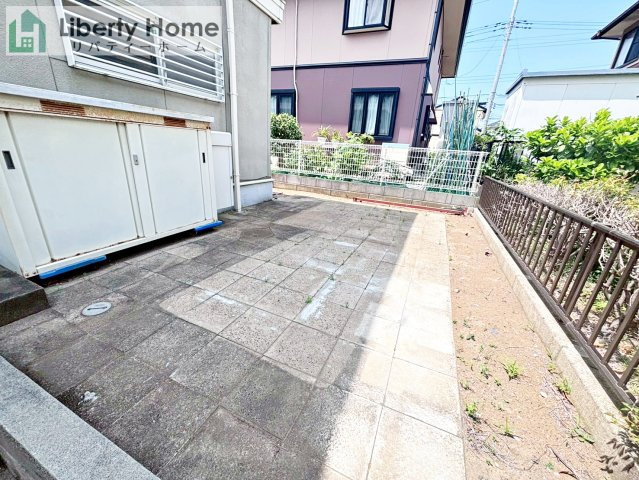 龍ケ崎市長山8丁目　中古戸建の庭