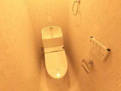 【トイレ】 | サンハイツ落合 | 温水洗浄便座。