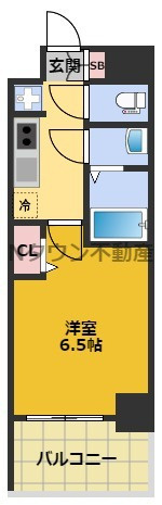 【間取り】 | プレサンス新栄ユリシス | 間取りです。