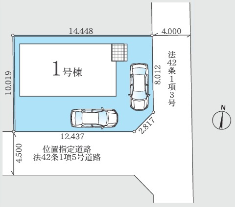八千代市大和田新田２期の区画図