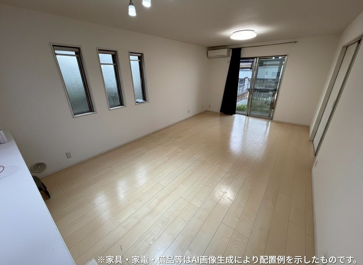 栃木市大平町西水代　中古戸建の居間・リビング