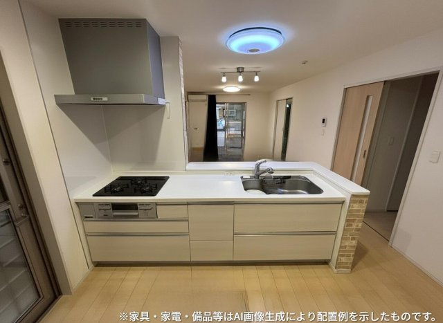 栃木市大平町西水代　中古戸建のキッチン
