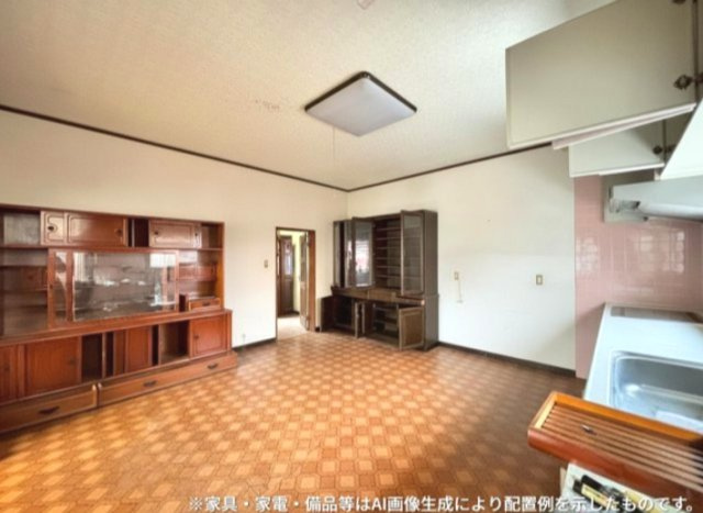 日光市猪倉　中古戸建の居間・リビング