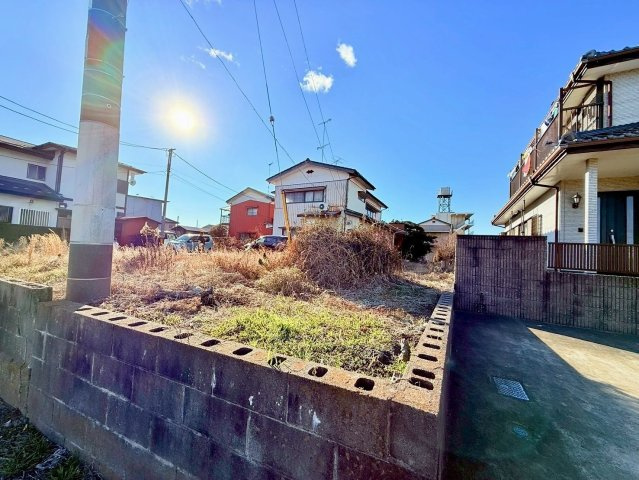 小美玉市羽鳥　現店舗居宅　土地の外観