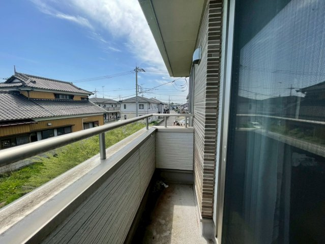 栃木市大平町　オール電化　中古戸建のバルコニー