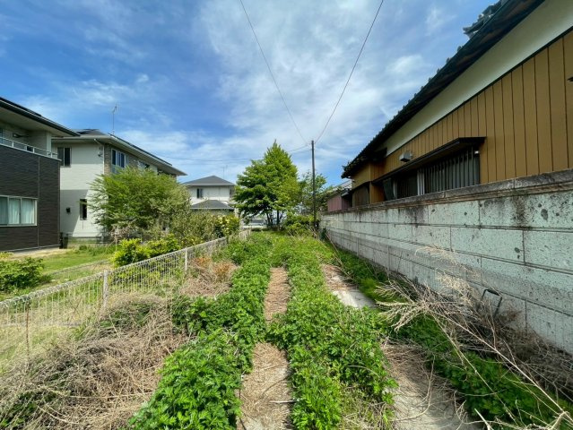 栃木市大平町　オール電化　中古戸建の庭