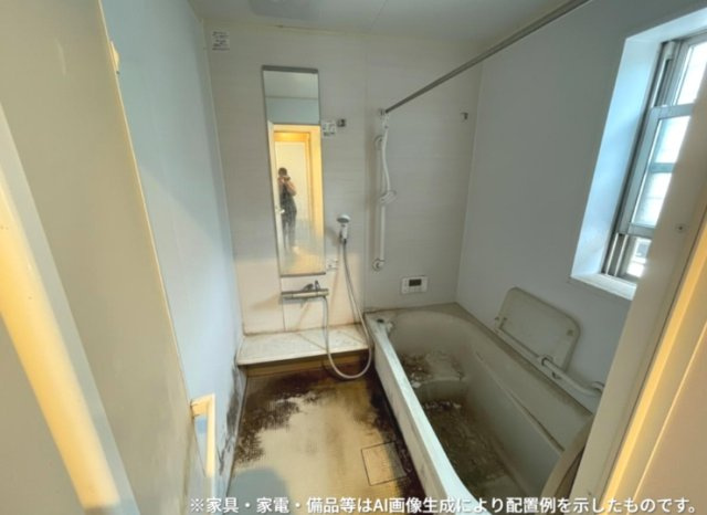 栃木市大平町　オール電化　中古戸建の浴室