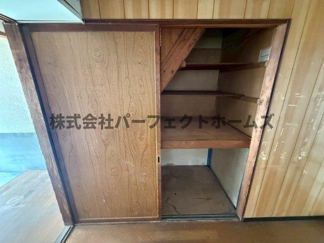 河北中町戸建　賃貸の収納|大きなものも収納できそうです