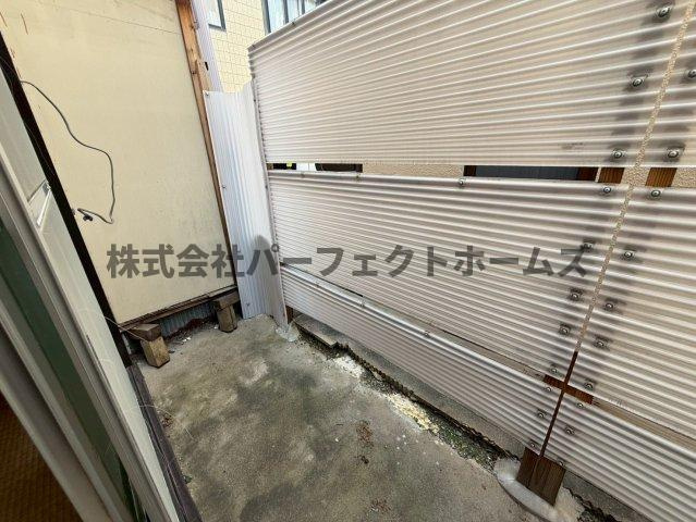 河北中町戸建　賃貸のバルコニー|陽当たり良好なバルコニーです