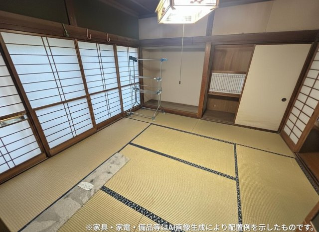 稲敷市三次　庭付き中古戸建の和室