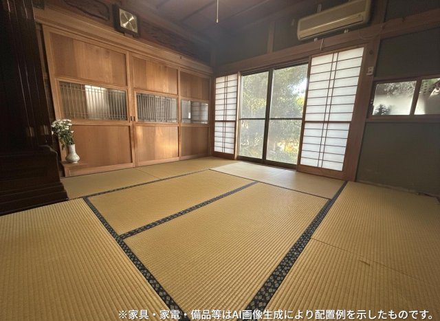 稲敷市三次　庭付き中古戸建の和室
