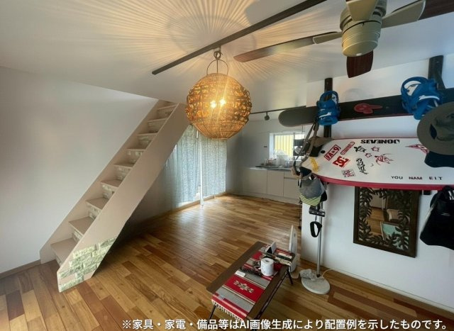 鹿嶋市津賀　中古戸建の居間・リビング