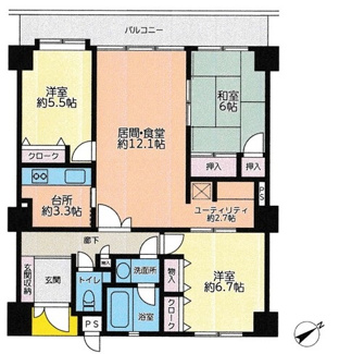 【間取り】 | スカイタウン茅ヶ崎