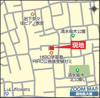 ブルーミングガーデン／北区麻生田4丁目3期／1号棟の地図