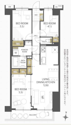 ライネスハイム東浦和の間取り|間取り