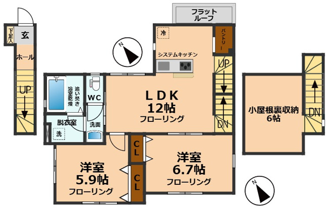 【間取り】 | エクラス浜田山