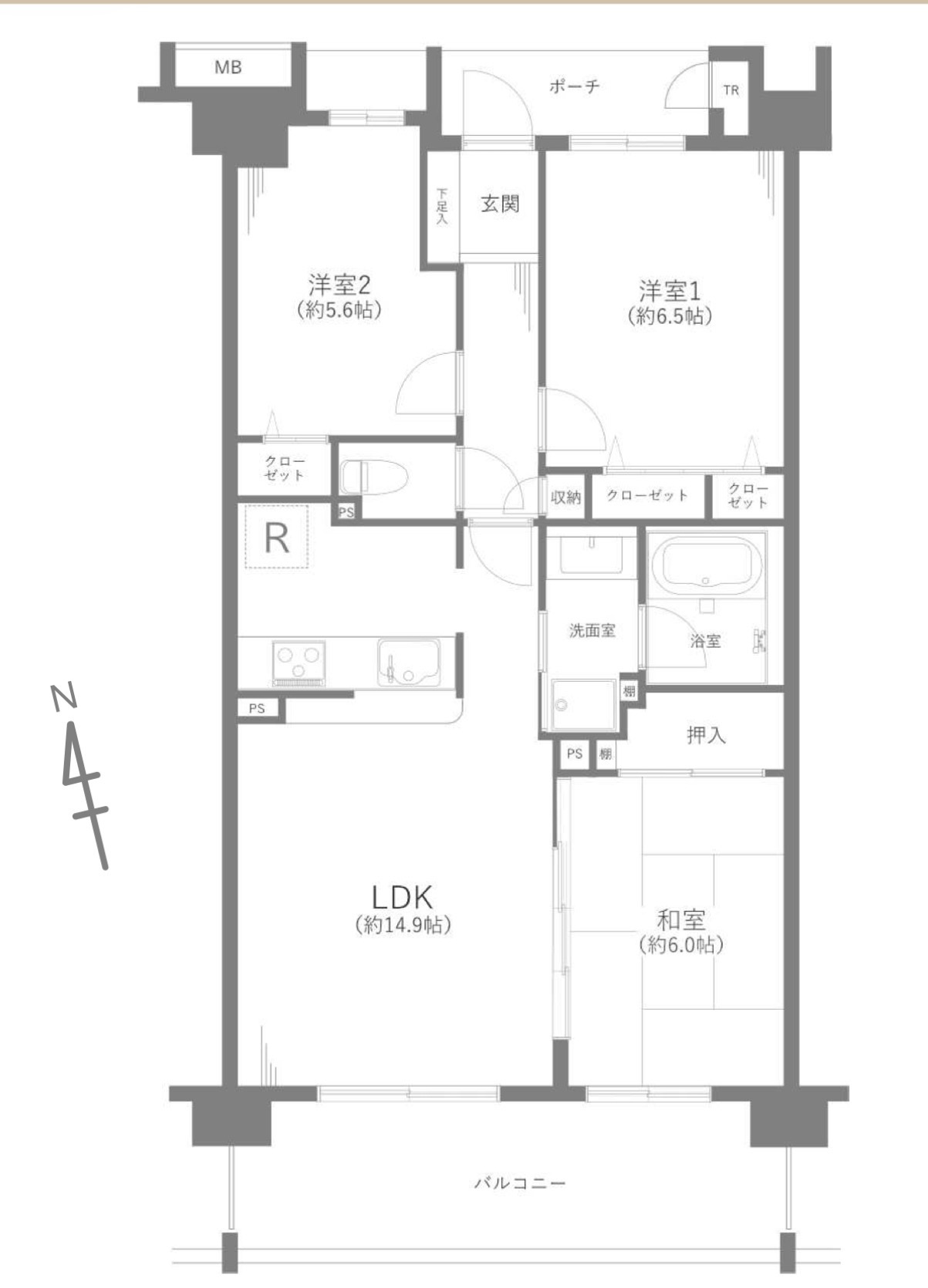 オーベル柏の葉ヒルズ壱番館の間取り|間取り
