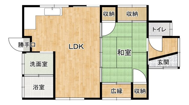 小野田の間取り