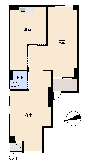熱海市清水町　店舗事務所 の間取り
