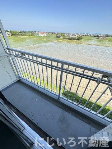 ヴィゴラス弐番館のバルコニー