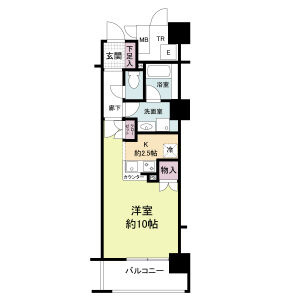 【間取り】 | エル・セレーノ上本町レジデンス