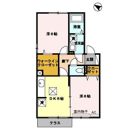 グランドソレイユ（下硯川）の間取り