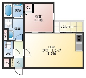 ベルモの間取り