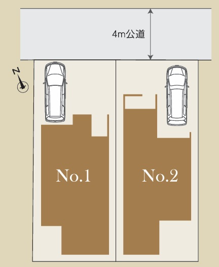 船橋市飯山満町２丁目４１９②の区画図