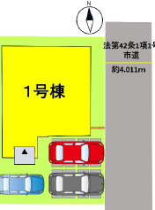 中央区水前寺2丁目　1期の区画図