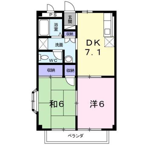 ファミール星ケ丘の間取り