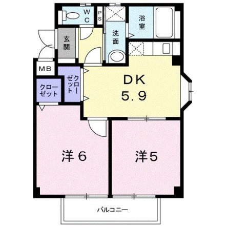 ベルカーサ日吉台の間取り