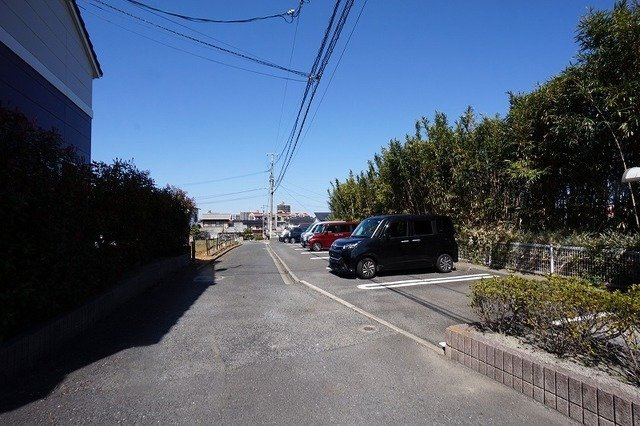 グリーンハウスの駐車場