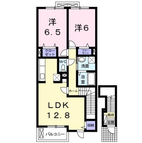 メゾン・ド・タカダⅢの間取り