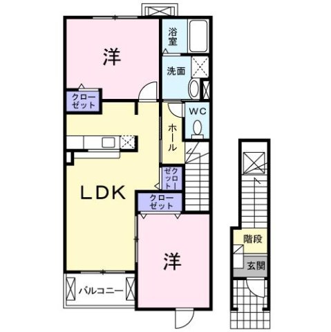 アルベロの間取り
