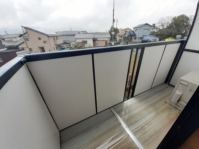 スカイヒルズＢのバルコニー