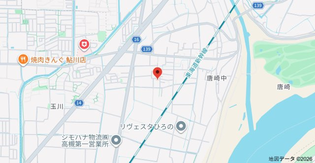 オーベルジュの地図