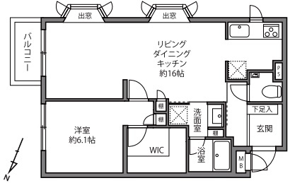 ジェイパーク南麻布の間取り