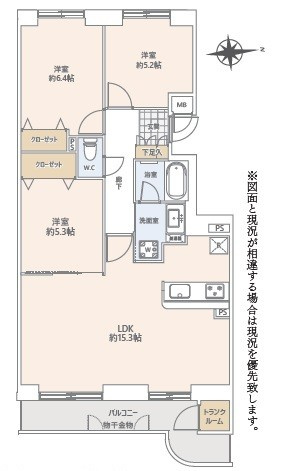 ロピア平岸の間取り